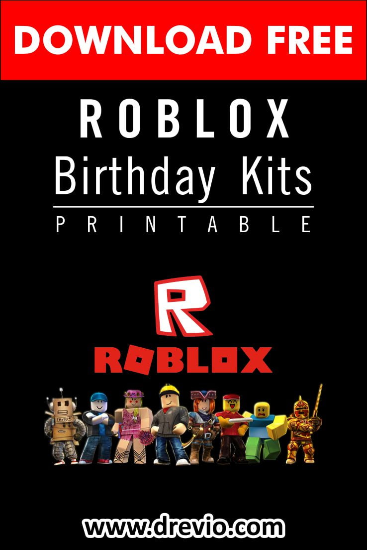 Roblox Pinterest  Download Hundreds FREE PRINTABLE Birthday